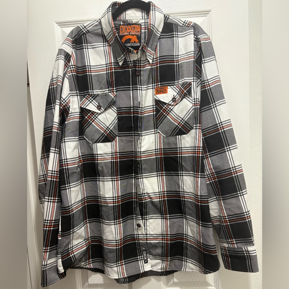 DIXXON Black White Plaid Shirt